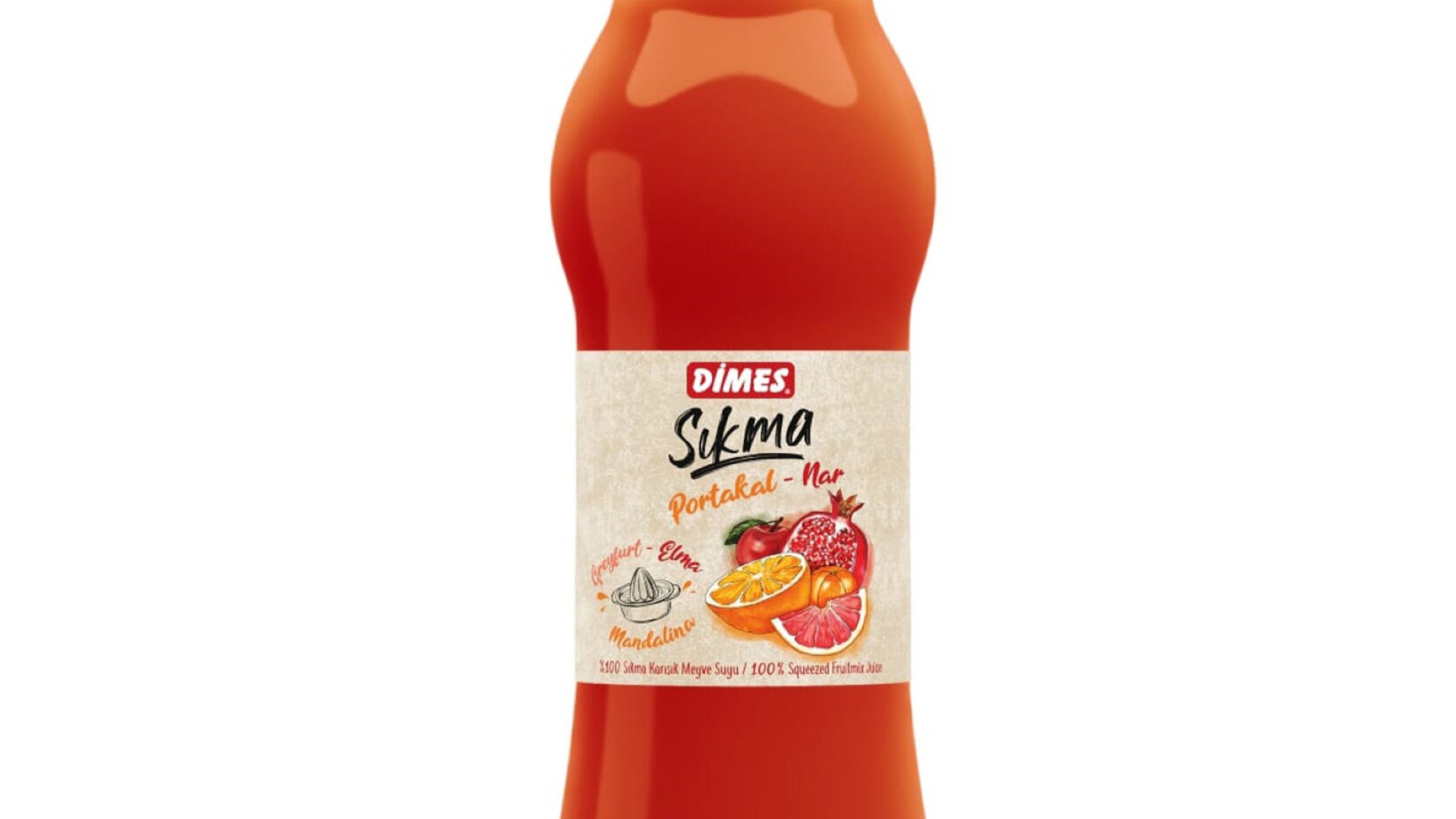 DİMES PORTAKAL NAR SUYU(CAM ŞİŞE)